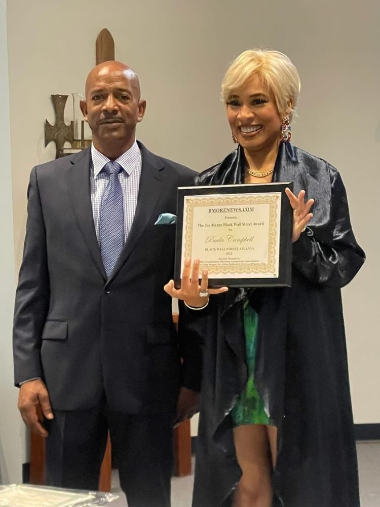 Baltimore's own urban/R&B songstress Paula Campbell was honored in Atlanta last night.