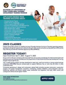 Apply Today for DPW’s Small Business Development (SBD) Training Program