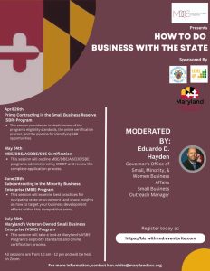 Learn How To Do Business With The State of Maryland