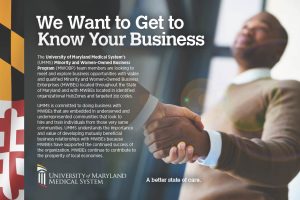 MWMCA Memo: Registering Your Company in the MWBE Virtual Vendor Catalog is the First Step in Doing Business with UMMS