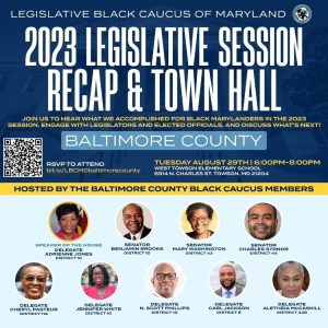Legislative Black Caucus of Maryland, Inc. presents 2023 Legislative Session Recap & Town Hall