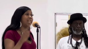 Tawanda Jones, sister of Tyrone West, Speaks at Mayor’s TOWN HALL