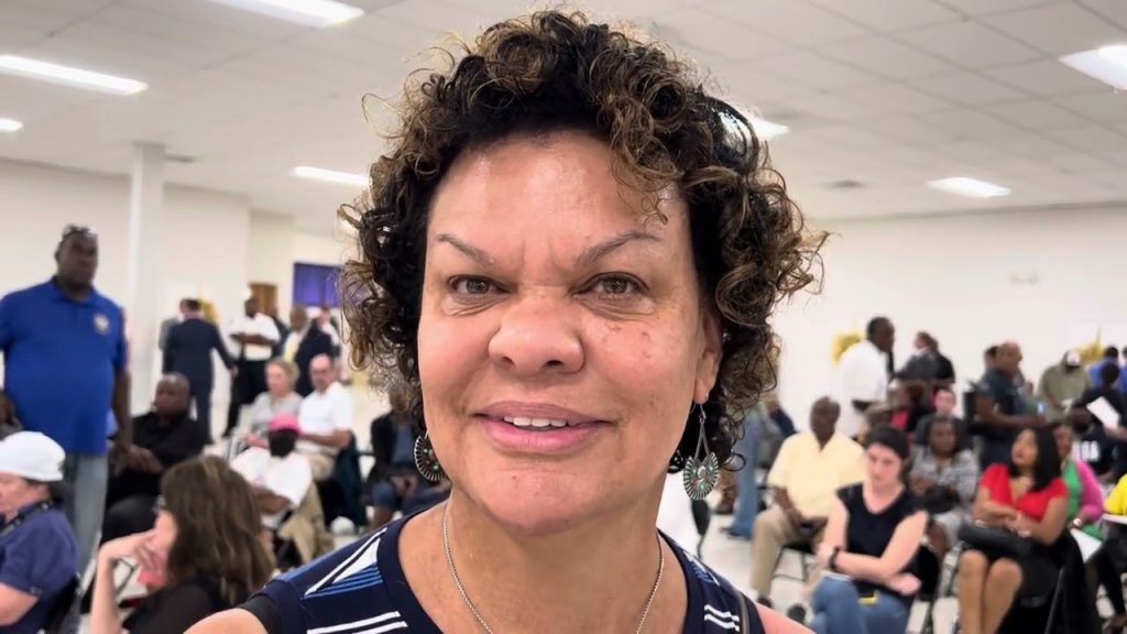 Baltimore City Councilwoman Sharon Middleton at Mayor Scott’s Park Heights TOWN HALL