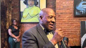 NEW Coppin Alumni Pres. Kevin Carr Receives Joe Manns Black Wall Street Award at Terra