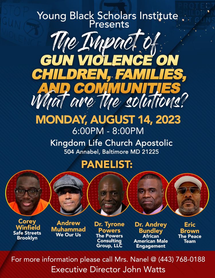 The Impact of Gun Violence on Children, Families, & Communities on Aug. 14th