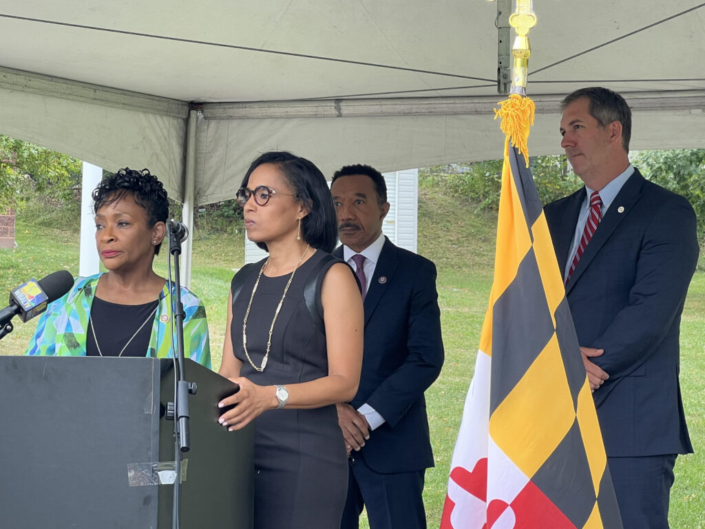 ANGELA ALSOBROOKS RECEIVES ENDORSEMENT OF SPEAKER OF THE MARYLAND HOUSE OF DELEGATES ADRIENNE JONES