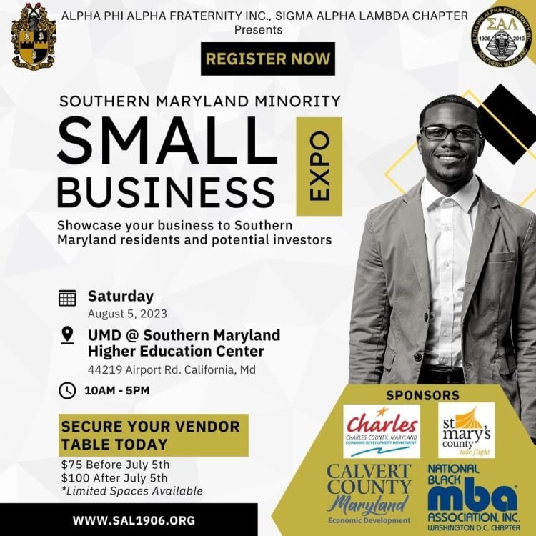 Southern Maryland Minority Small Business Expo, Aug. 5th
