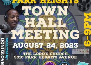 Aug. 24th TOWN HALL at TLC, 5010 Park Heights Ave.