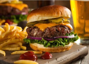 Come grab a giant juicy cheeseburger for National Cheeseburger Day Sept 18th with FREE FRIES & your second burger HALF OFF!