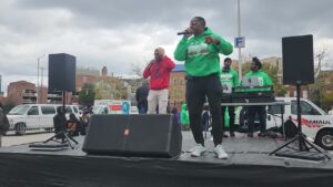 Baltimore Mayor Brandon Scott Address Peace Walk Baltimore Mayor Brandon Scott Address Peace Walk