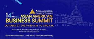 Asian American Chamber of Commerce: Invitation to Asian American Business Summit @ KPMG Tysons
