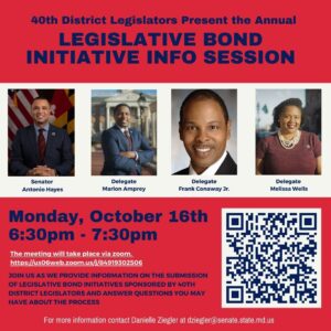 Join Us For The 40th District LBI Orientation, Oct. 16th, 6:30 – 7:30 pm