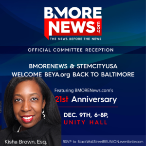 BMORENews’ Black Wall Street REUNION, Dec. 9th