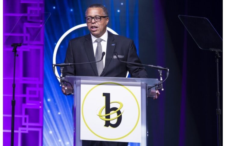 BEYA has officially announced Ken Washington as the 2024 Black Engineer of the Year and winner of the top award to be presented at the 38th annual BEYA STEM Conference. (Photo credit: Career Communications Group. Ken Washington giving a speech at the 2020 BEYA gala.)