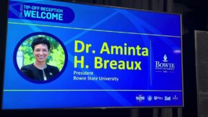 Dr. Aminta Breaux, Pres. of Bowie State, at CIAA Kickoff