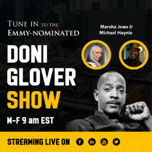 Marsha Jews, Mike Haynie on next edition of the Emmy-nominated Doni Glover Show, 1/22/24 (9 am) Marsha Jews, Mike Haynie on next edition of the Emmy-nominated Doni Glover Show, 1/22/24 (9 am)