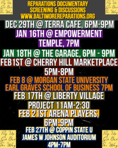 Reparations Documentary Screening & Discussions: Pay Up…Get Out of the Way, BaltimoreReparations.org Reparations Documentary Screening & Discussions: Pay Up…Get Out of the Way, BaltimoreReparations.org