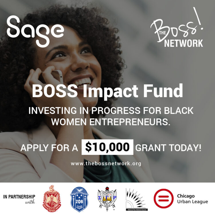 Sage and The BOSS Network’s Investment Will Provide Each Organization With $50,000 to Benefit Efforts to Impact African American Women