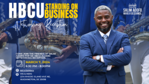 HBCU: Standing On Business Reception, March 7th