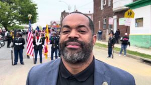 President Mosby at James Mosher Baseball