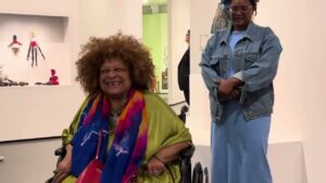 Artist Joyce Scott at BMA