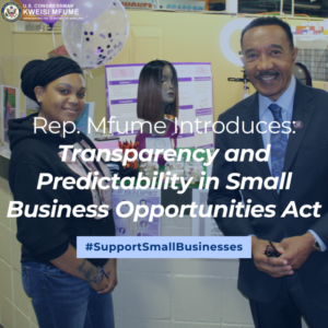 Reps. Mfume, Alford Introduce Bill to Improve Transparency in Small Business Contracting