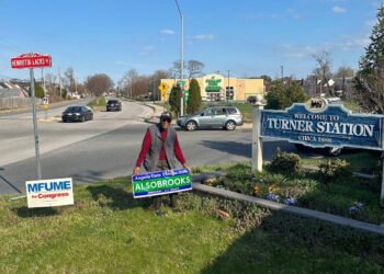 "WHAT A GLORIOUS EASTER DAY ! – I spent it planting signs for Angela Alsobrooks for Senate and Kweisi Mfume for Congress, in South Baltimore, Cherry Hill, Brookyn, Highlandtown, Dundalk, and Turner Station. Please join this effort! The Democrats must control the next Congress." - Larry Gibson