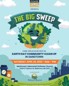 Power52 is hosting a community cleanup in Sandtown this weekend in partnership with McKinney Memorial Power52 is hosting a community cleanup in Sandtown this weekend in partnership with McKinney Memorial
