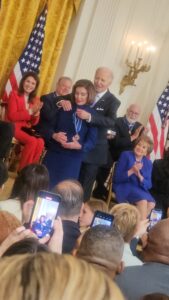 Nancy Pelosi receives the Medal of Freedom