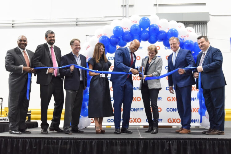 Governor Moore was joined at the ceremony by Conair Chief Executive Officer Kristie Juster, GXO Logistics President Americas and Asia Pacific Jorge Guanter, Maryland Department of Commerce Secretary Kevin Anderson, and county and local elected officials.