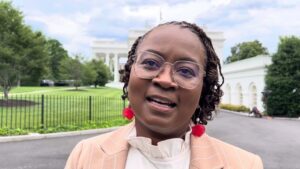 Raleigh, NC Commissioner Shinica Thomas at White House for Juneteenth Celebration