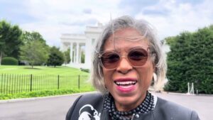 Former Michigan Congresswoman Brenda Lawrence at White House’s Juneteenth Celebration
