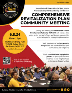 Join Us This Saturday, June 8th at 10am! West North Avenue Development Authority