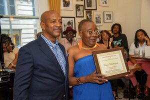 Elois “Ms. Peaches” Whittington Recognized at Black Wall Street JUNETEENTH