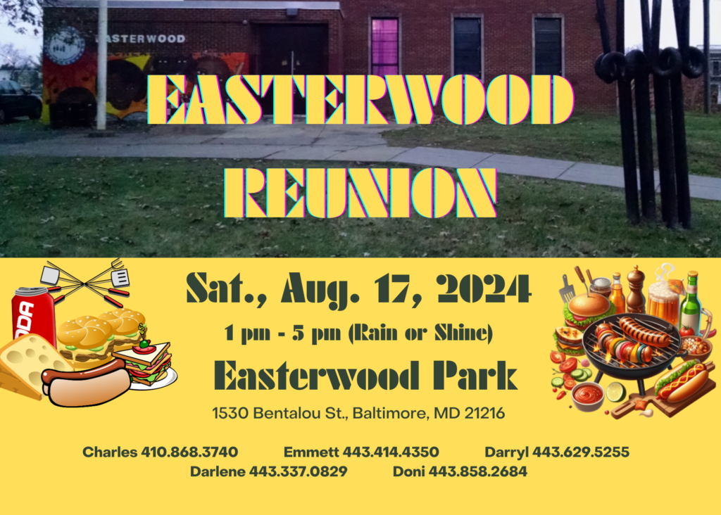 Easterwood Reunion, Aug. 17, 1 – 5 pm