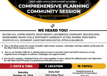 State’s Economic Growth Agency Invites Community to Engage in the West North Avenue Comprehensive Revitalization Plan Gathering