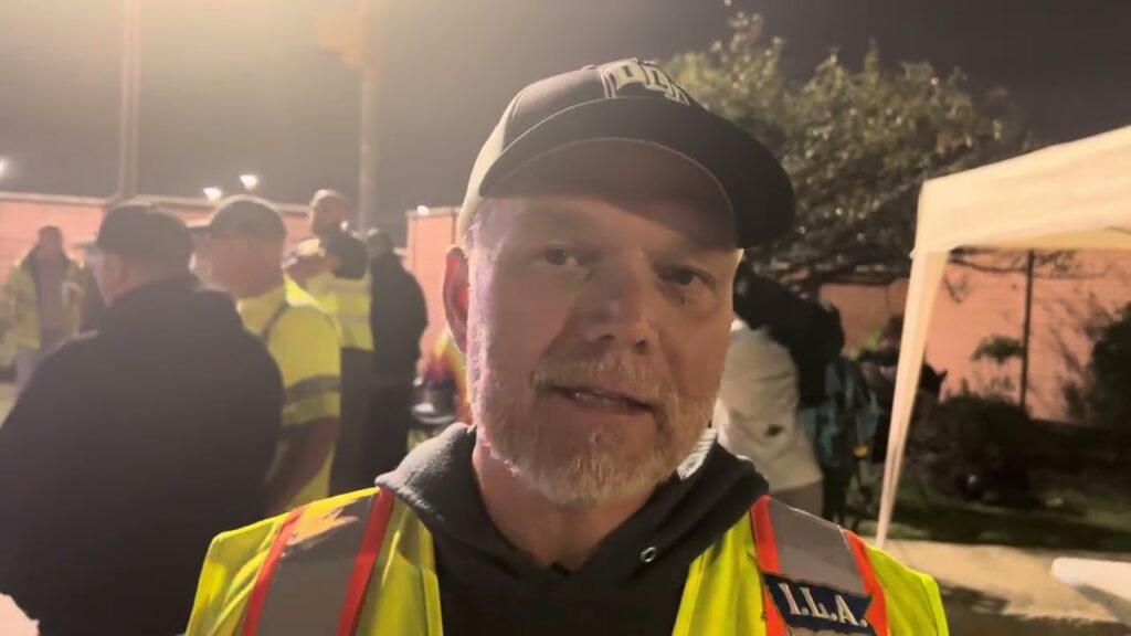 STRIKE AT PORT OF BALTIMORE: Scott Cowan, President, ILA Local 333 & VP of ILA International