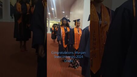 Over 450 Morganites received their degrees on Friday.  #morganstateuniversity #nationaltreasure