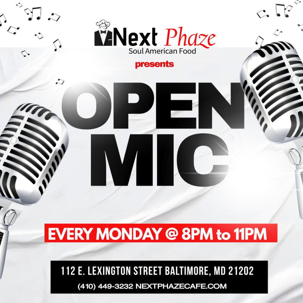 This week @ Next Phaze Cafe & Lounge, 112 E. Lexington St.