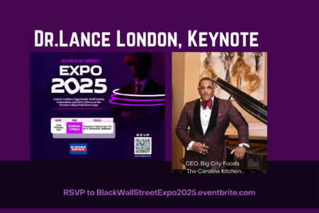 Dr. Lance London, Serial Entrepreneur, to Keynote Black Wall Street EXPO, 2.22.25