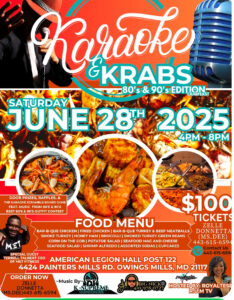 Karaoke & Krabs, June 28th