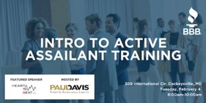 Breakfast and Networking: Intro to Active Assailant Training, Feb. 4th