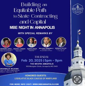 MBE Night in Annapolis, Feb. 20