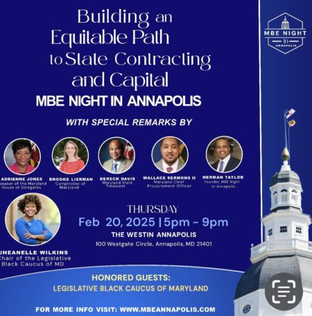 MBE Night in Annapolis, Feb. 20