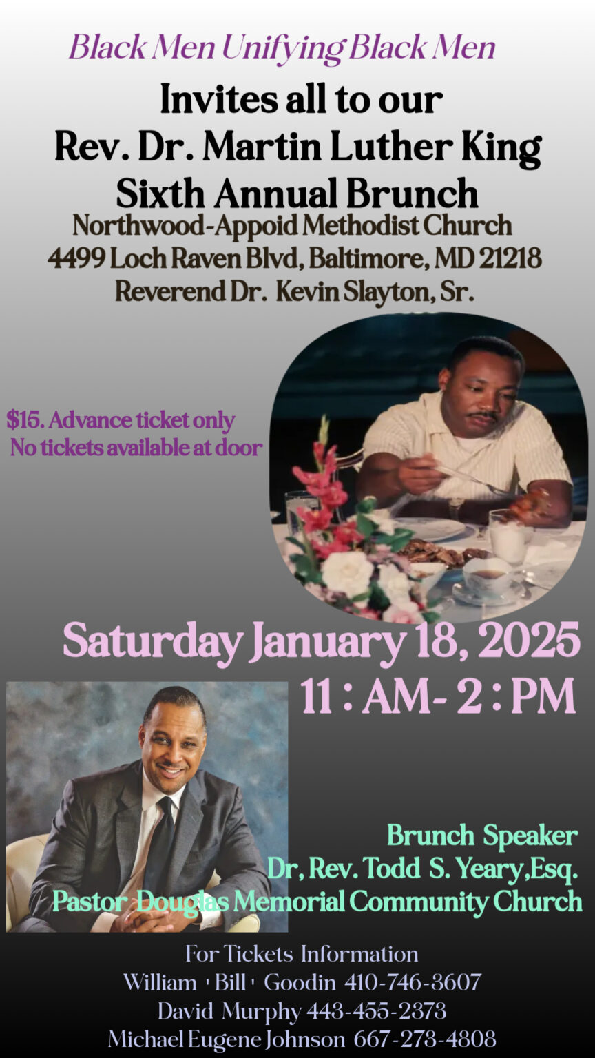 Black Men Unifying Black Men present 6th Annual MLK Brunch Black Men Unifying Black Men present 6th Annual MLK Brunch