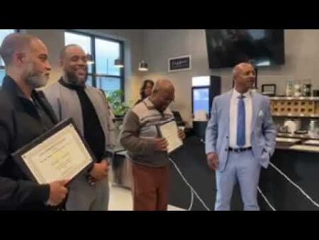 Dwayne “Kosher” Wood Honored at Black Wall Street THE MADISON 801