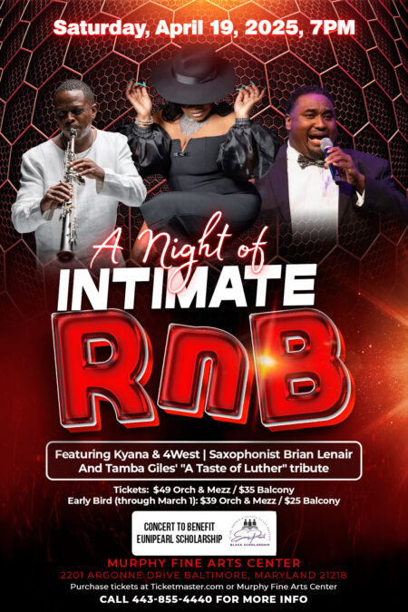 APR 19: A Night of Intimate R&B at Morgan State University’s Murphy Fine Arts Center