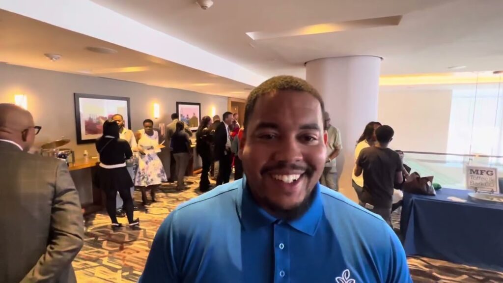 Devin Jackson at Fulton Bank/Baltimore Community Lending Awards
