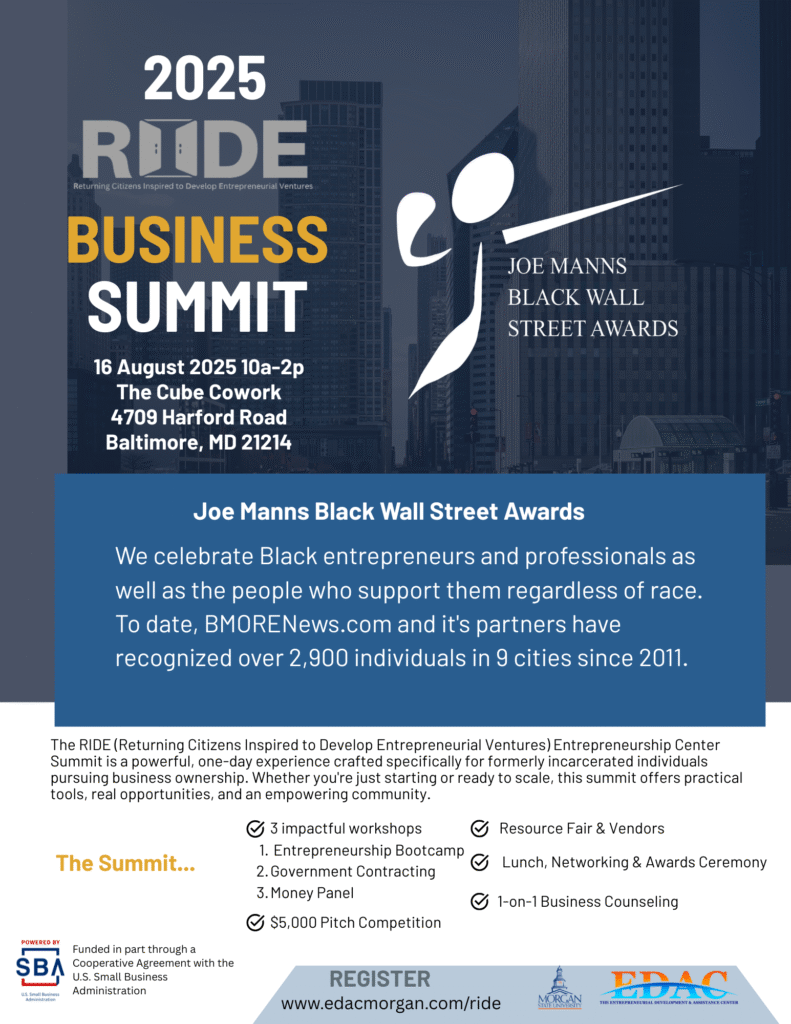 RIDE Entrepreneurship Center Summit | Empowering Second Chances Through Business