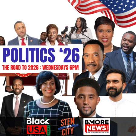 Politics ’26 on BlackUSA.News, Wednesdays at 6pm